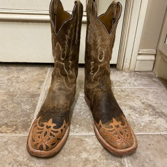 Lucchese Horseman Womens Boots 10 (40.5) - Picture 6 of 8